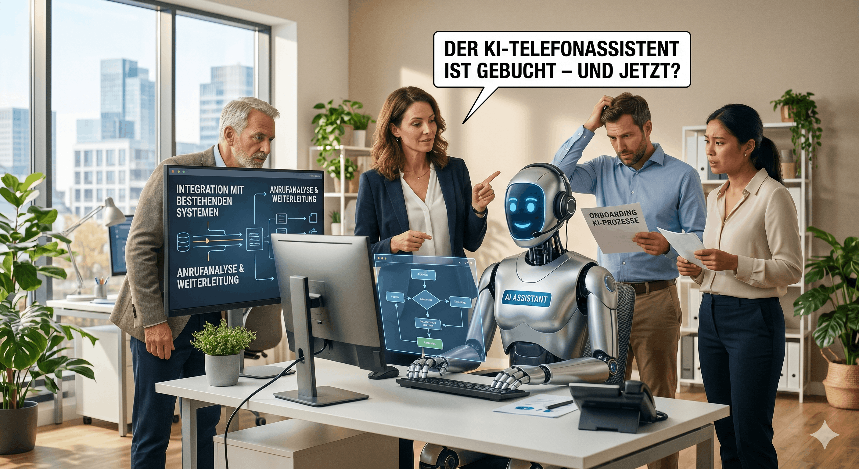 Der KI-Telefonassistent ist gebucht – und jetzt?